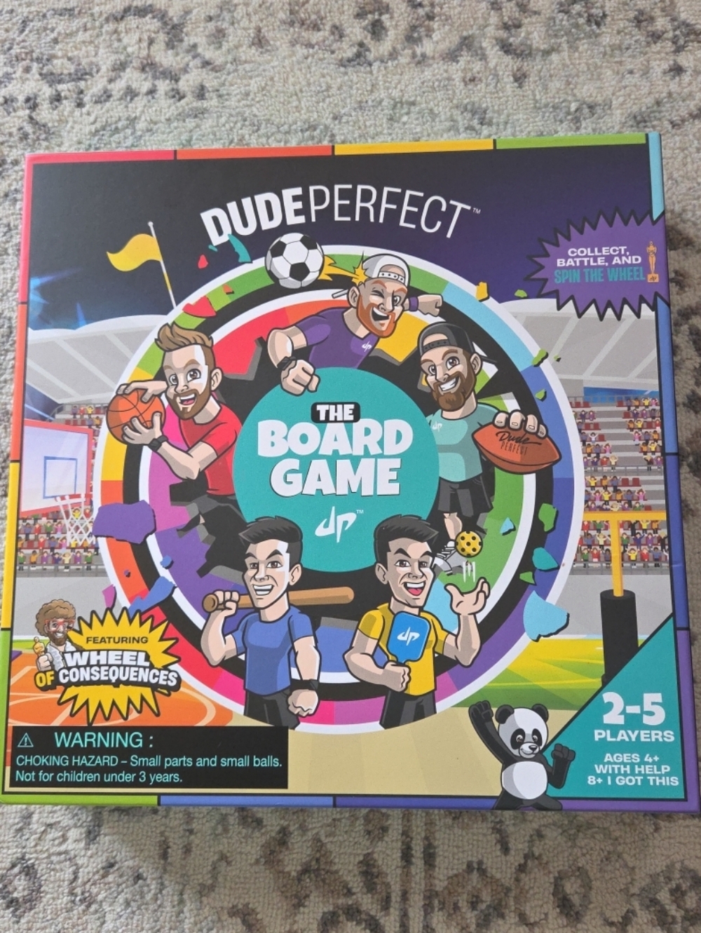 Dude Perfect THE BOARD GAME Featuring The Wheel Of Consequences